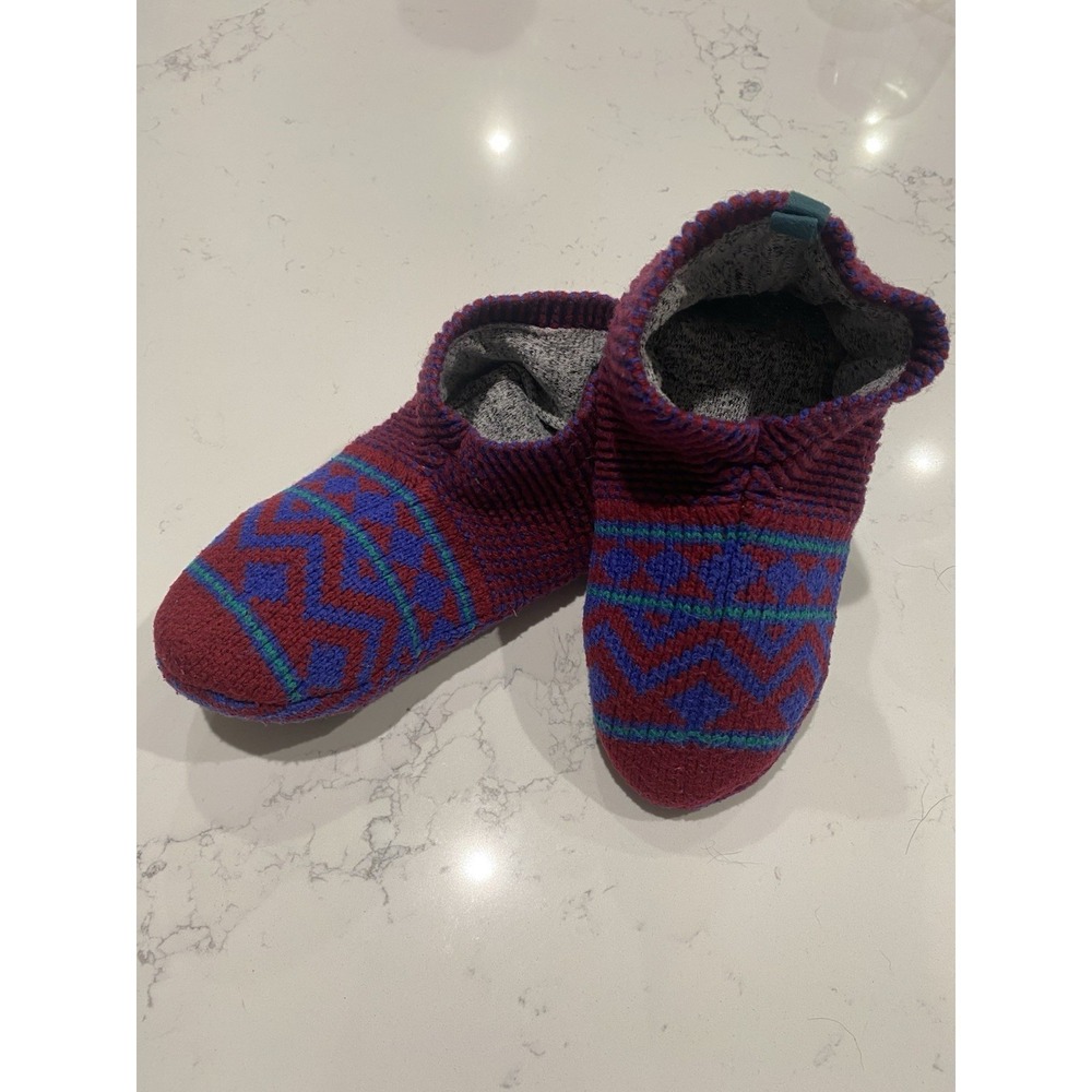 Bombas Women's/Unisex Knit Gripper Slipper Socks - Cozy Cabin Loungewear Medium